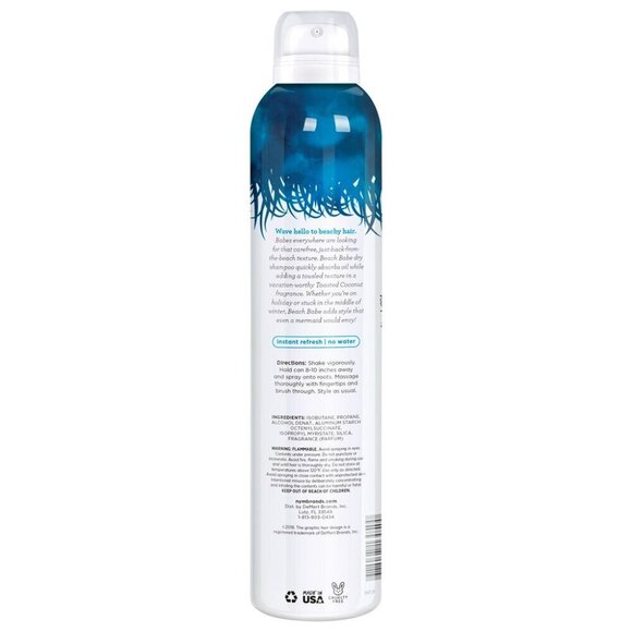 Not Your Mother's Beach Babe Texturizing Dry Shampoo, Toasted Coconut, 7 OZ - Picture 2 of 3